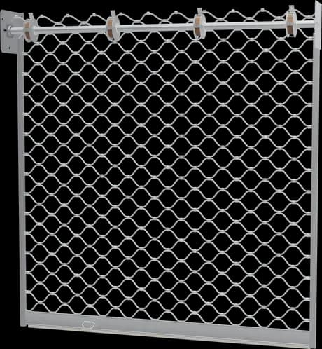 Grille cobra à tubes ondulés, rendu 3D