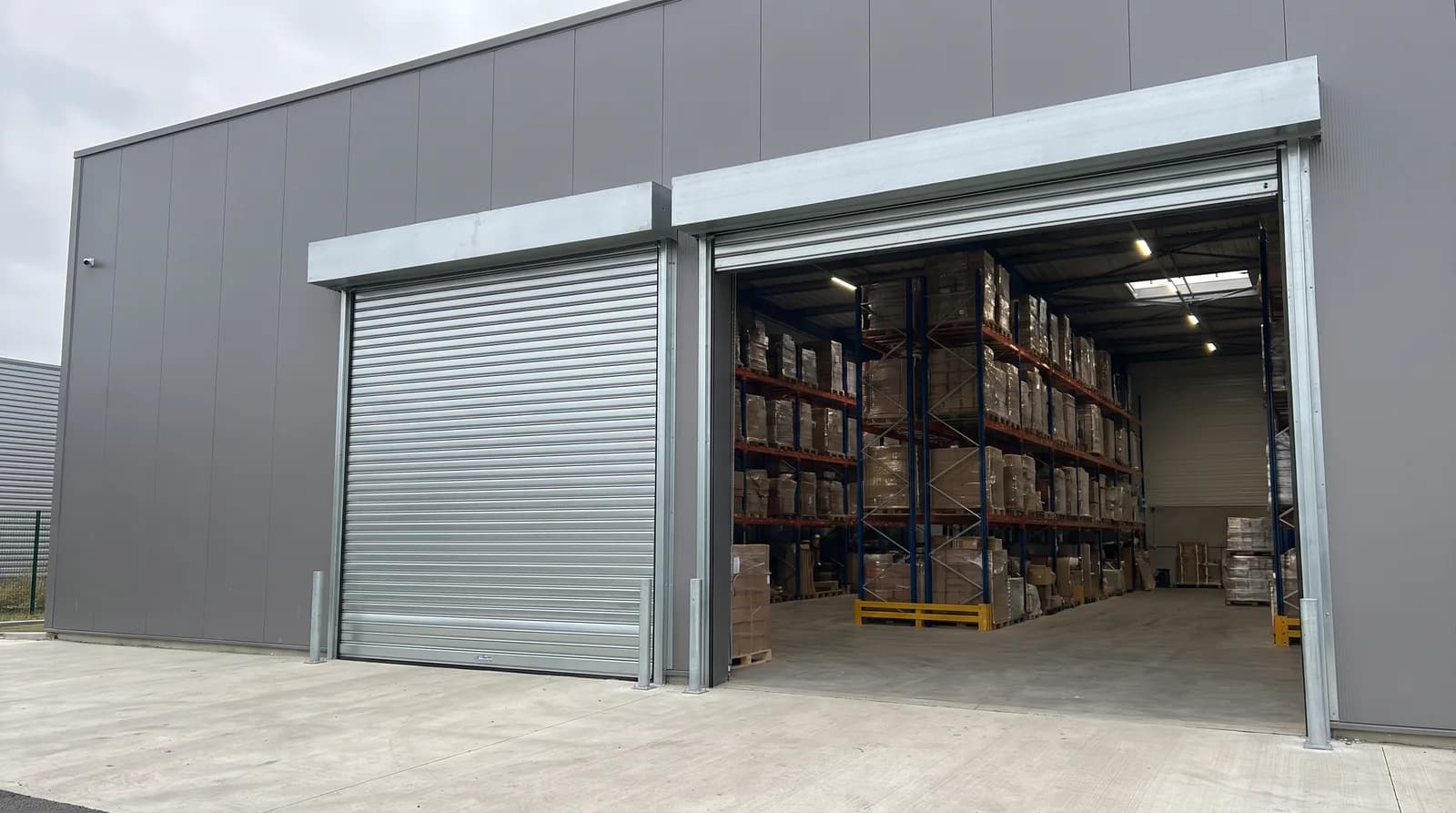 Rideau métallique industriel et logistique Essonne