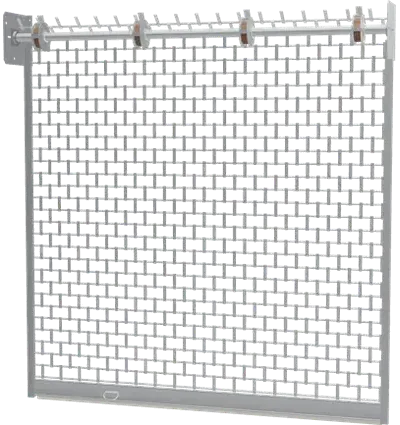 Grille bijoutier sur mesure, rendu 3D