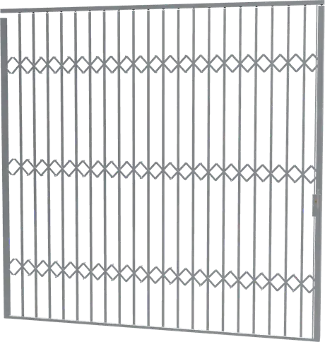 Grille extensible sur mesure, rendu 3D