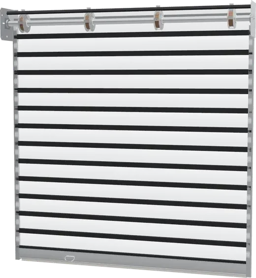 Rideau transparent sur mesure, rendu 3D